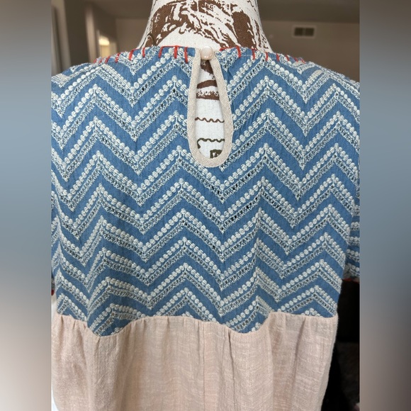 THML Like New 100% Cotton Coastal Spring Summer Top size Medium - Picture 5 of 12